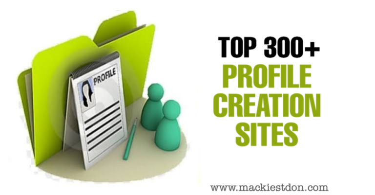 1000+ High DA Dofollow Profile Creation Sites List in 2025
